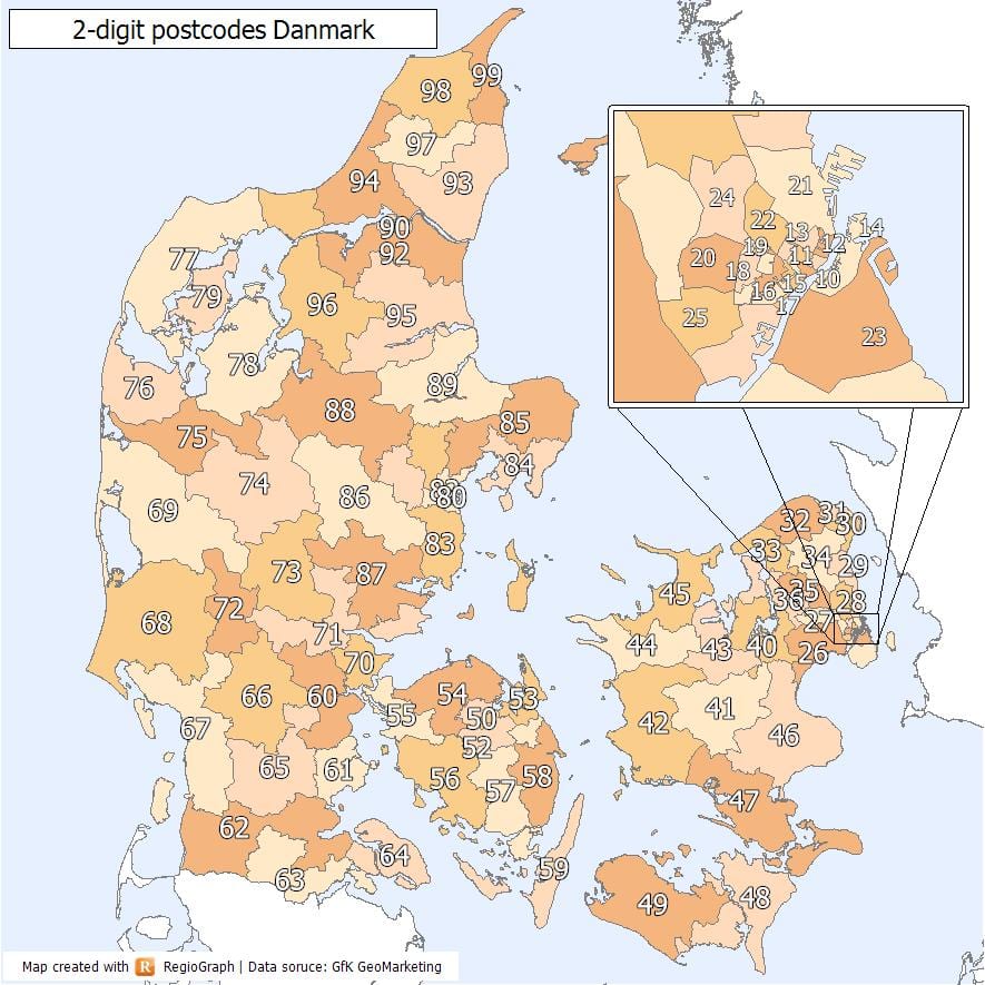 denmark zip code peta