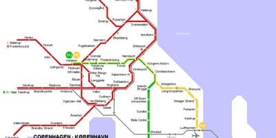 Peta denmark metro 