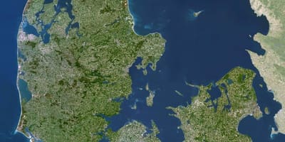 Peta satelit denmark 